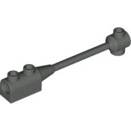 Lego Bar 1 x 8 with Brick 1 x 2 Curved Top End (Original, No Axle Holder) / Dark Gray