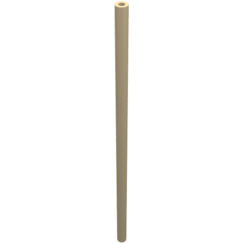 Lego Hose Rigid 3mm D. 11L / 8.8cm / Tan