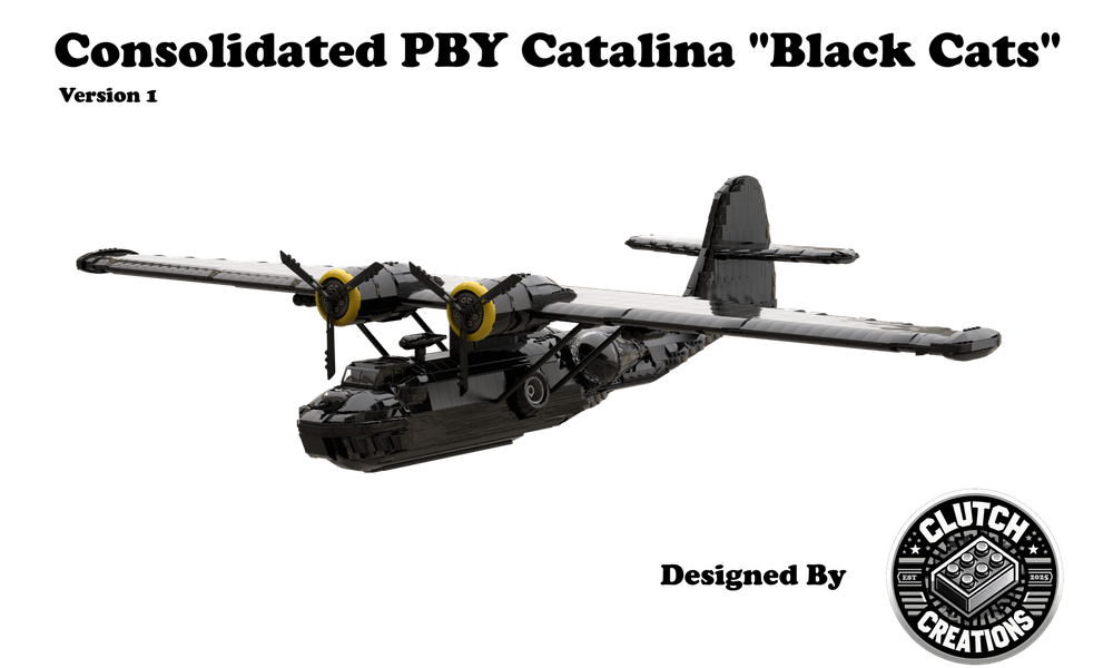 Lego Clutch Creations Black Cat PBY Version 1