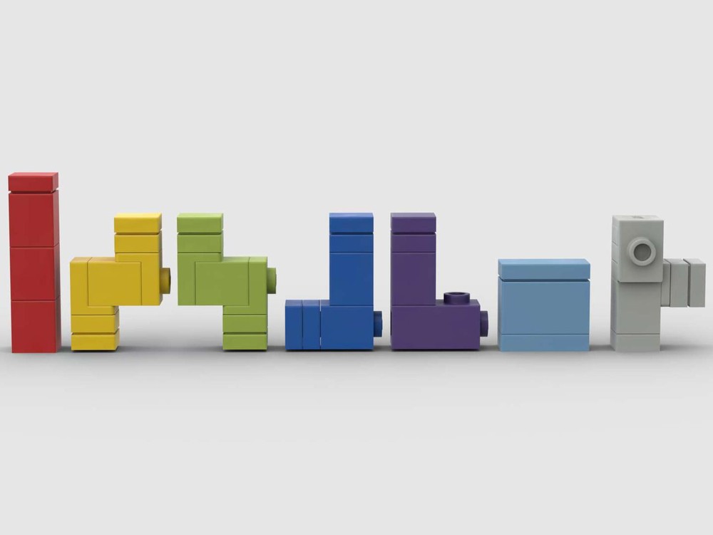 Lego Tetris connect 1x1
