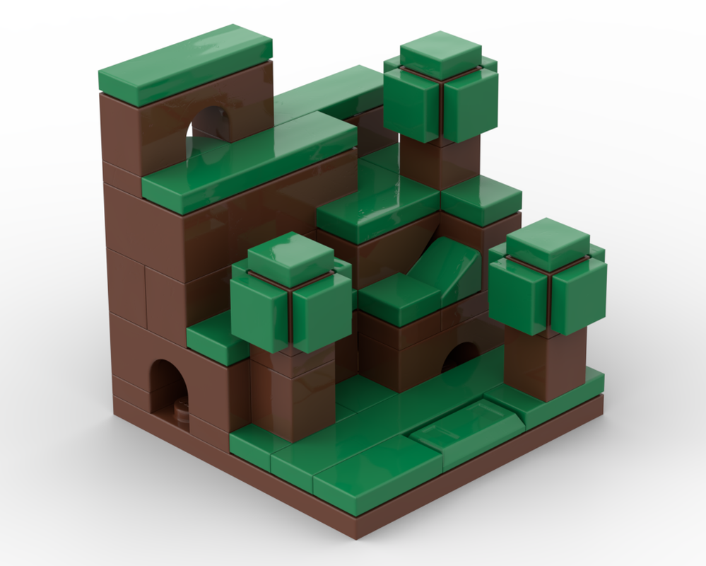 Lego Forest Biome - Expansion for "21265-1 The Crafting Table"
