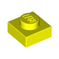 Lego Plate 1 x 1 / Vibrant Yellow