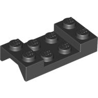 Lego Wheel Arch, Mudguard 2 x 4 Studded / Black
