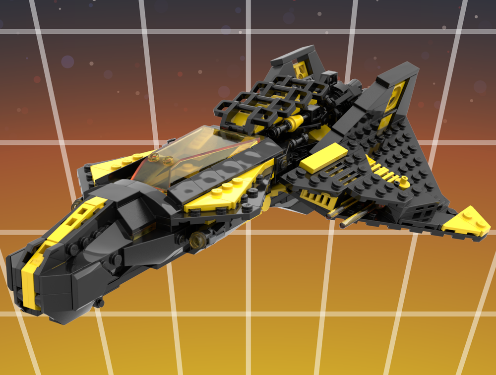 Lego Blacktron Heavy Fighter