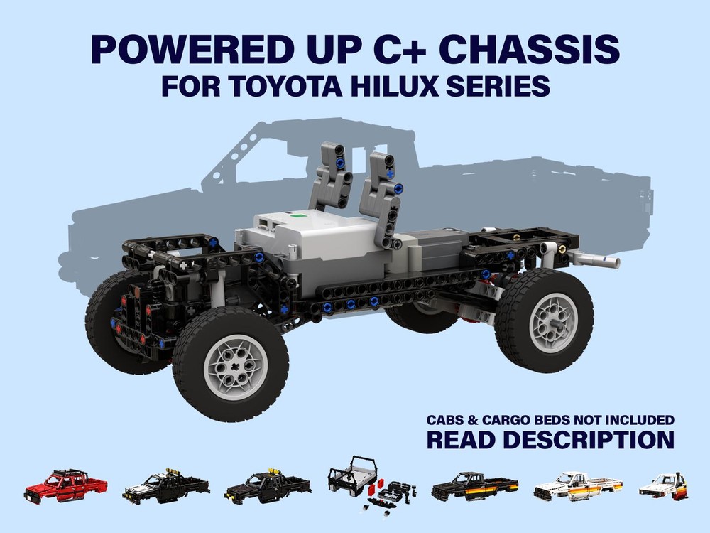 Lego POWERED UP C+ RC 4x4 CHASSIS for Toyota Hilux