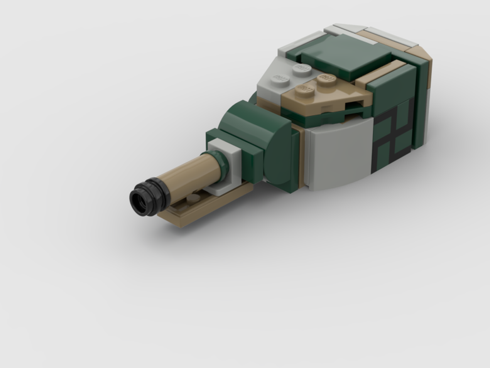 Lego BT-42 turret instructions
