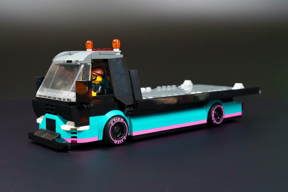 Lego Car Carrier Flatbed Toll Truck