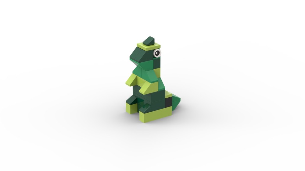 Lego 10696 Green dinosaur