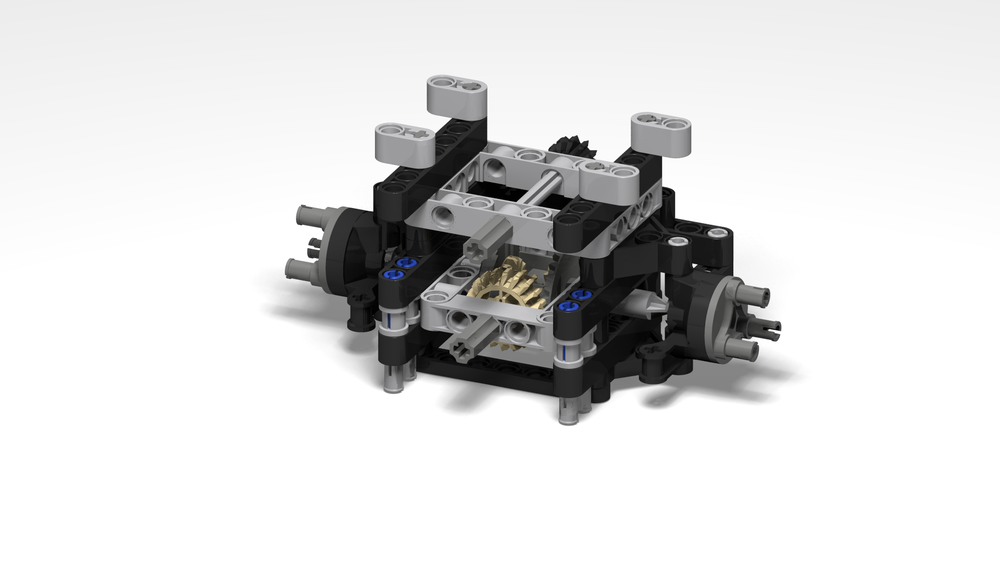 Lego MB-Truck teil 1 Radaufhängung