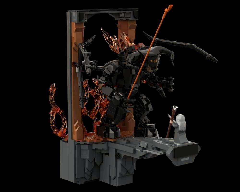Lego 10367: Balrog and Gandalf Alt build