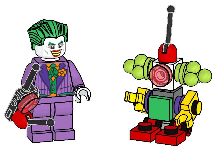 Lego The Joker and Robot
