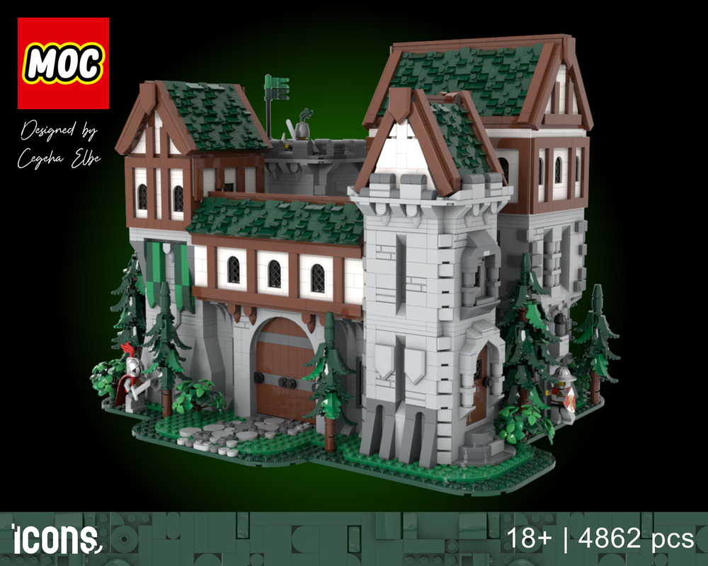 Lego Green Dragon Knights' Castle