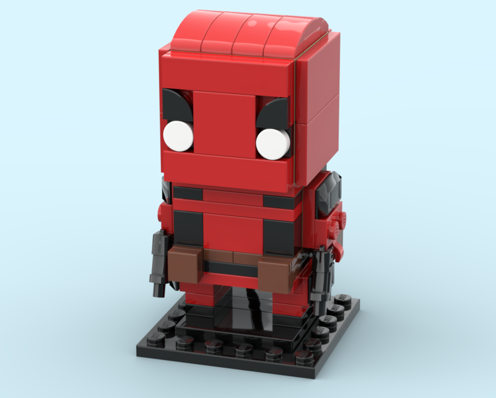 Lego Deadpool brickhead