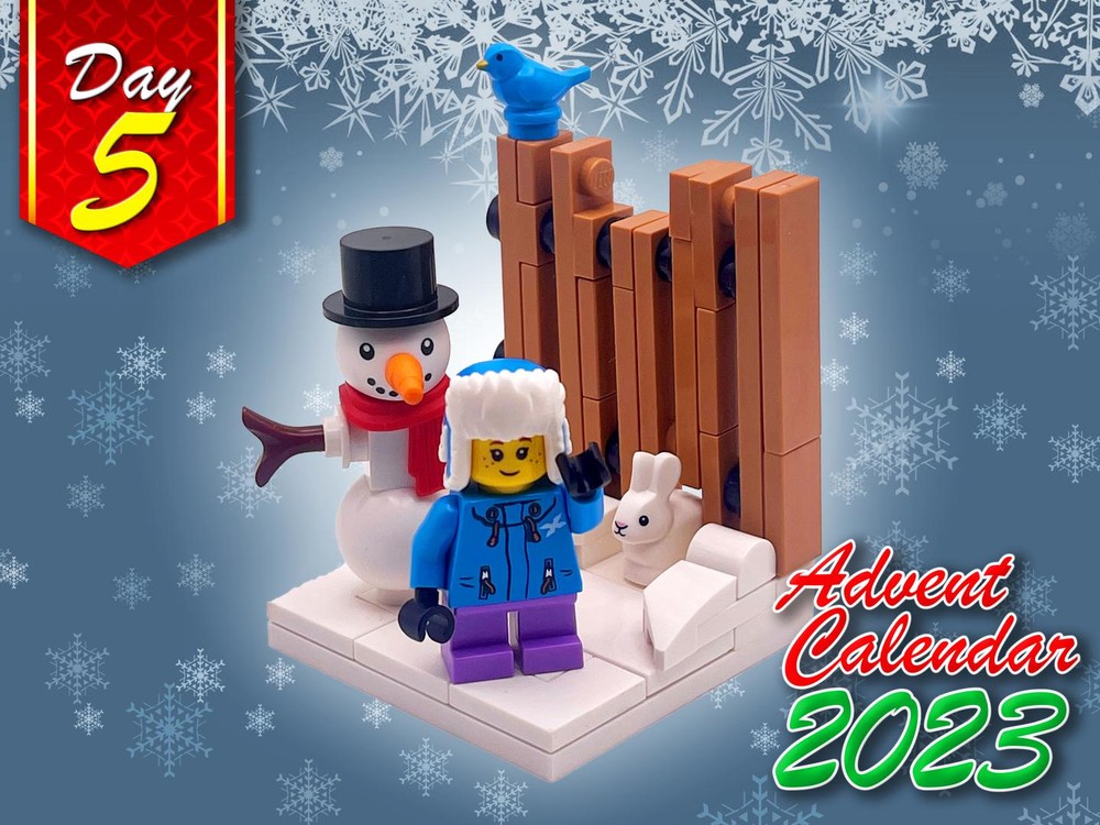 Lego Advent Calendar Day 5 - Snowman