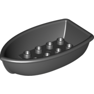 Lego Duplo Boat 4 x 7 / Black
