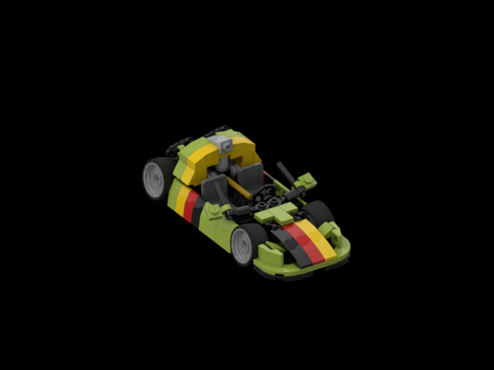 Lego driftcar green