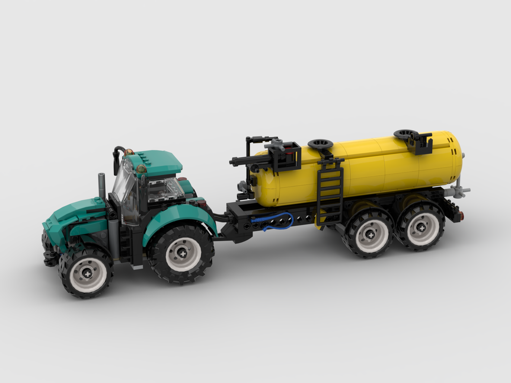 Lego Water tank with Lego city tractor 60498