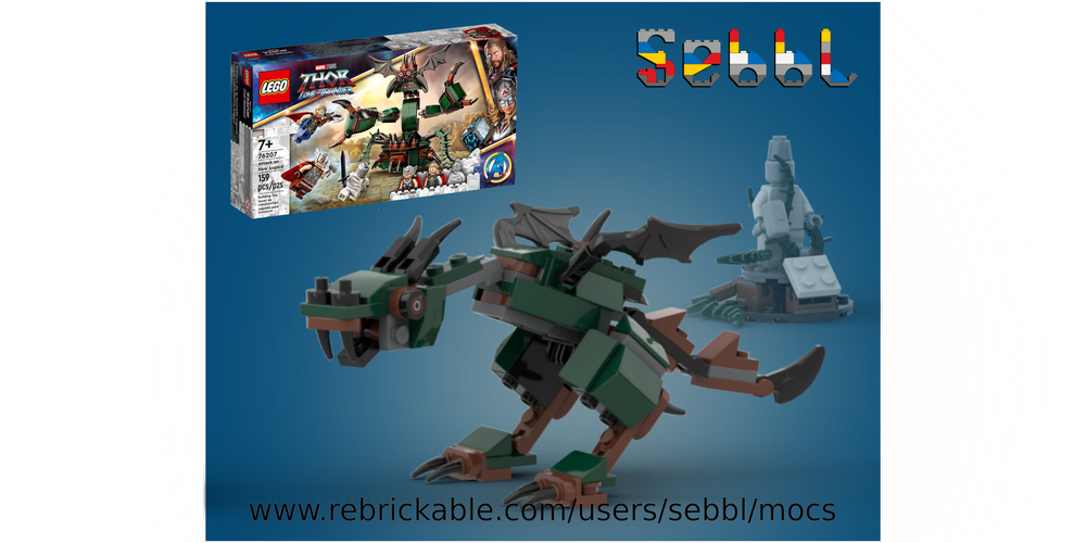 Lego Wyvern from 76207 [non-exclusive Castle]