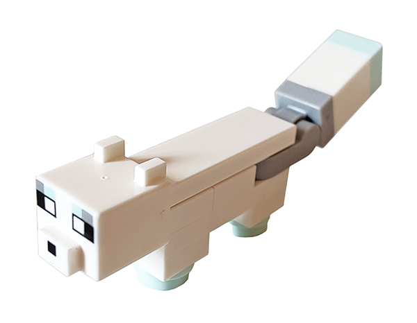 Lego Minecraft Fox, Arctic - Brick Built
