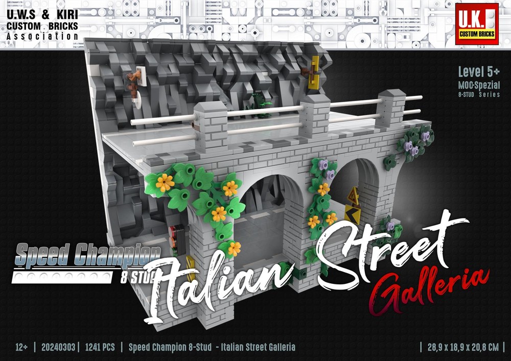 Lego Speed Champion Italian Street Galleria