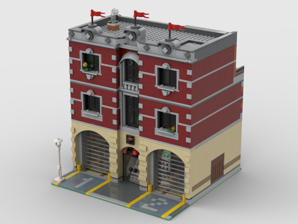 Lego Modular Fire Station