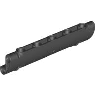 Lego Technic Panel Curved 11 x 3 with 2 Pin Holes through Panel Surface / Black