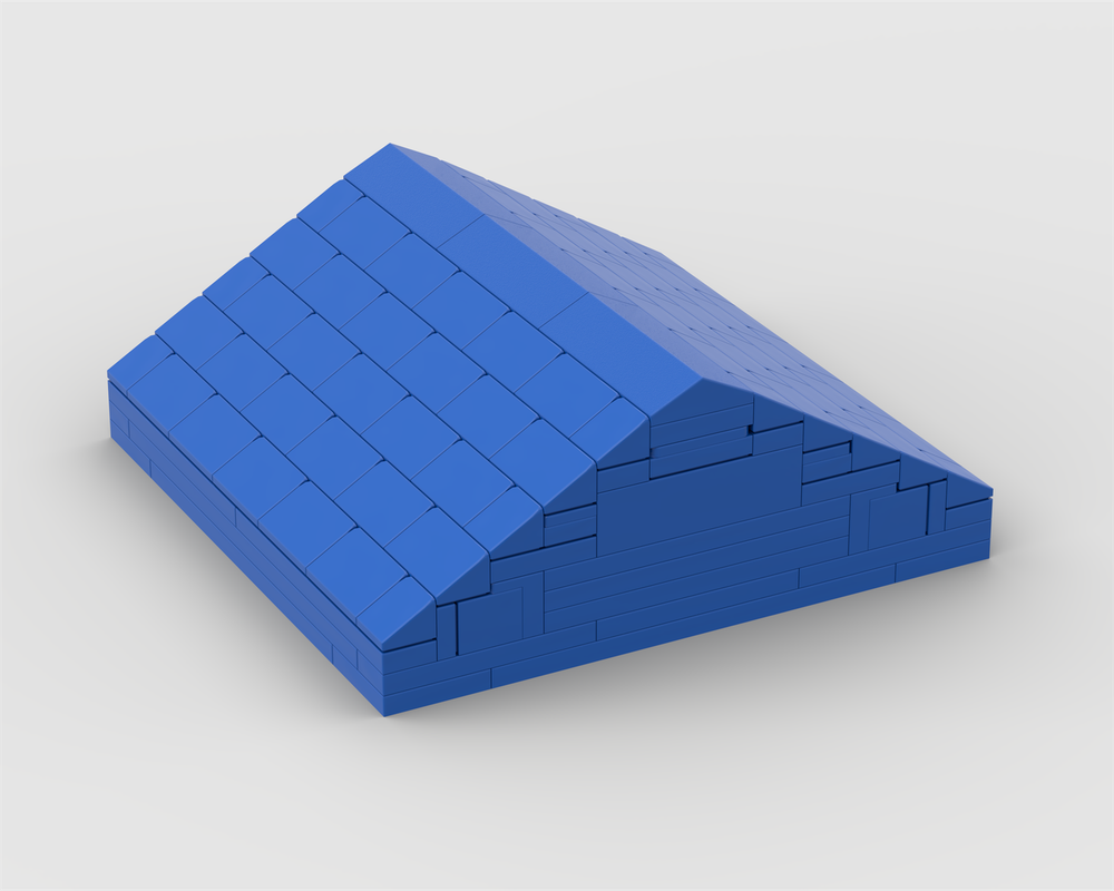 Lego Upscaled 2x2 double slope