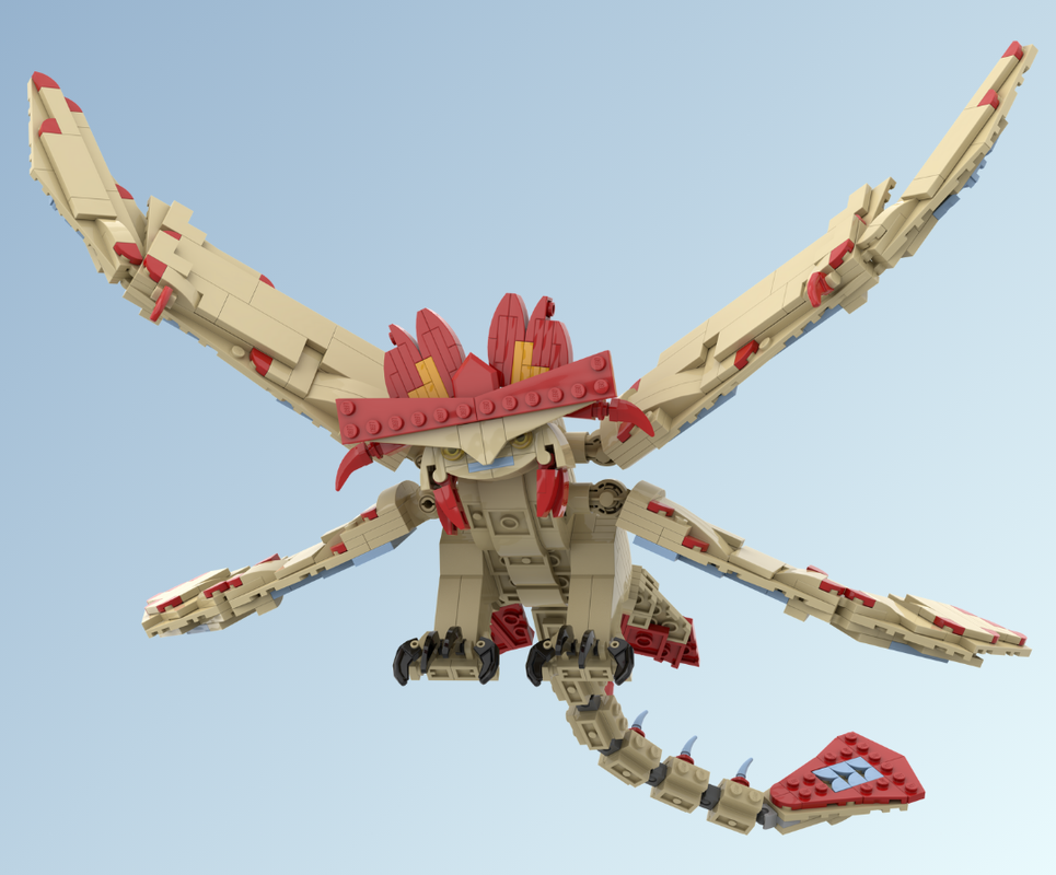 Lego Cloudjumper (Minifigure Scale) - How To Train Your Dragon