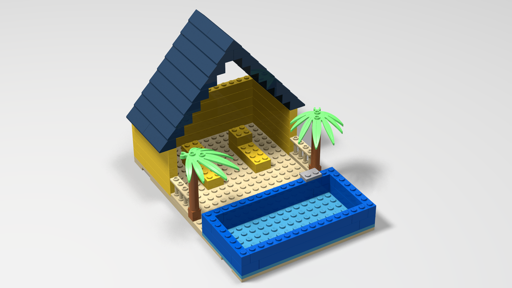 Lego Lakehouse and Pool