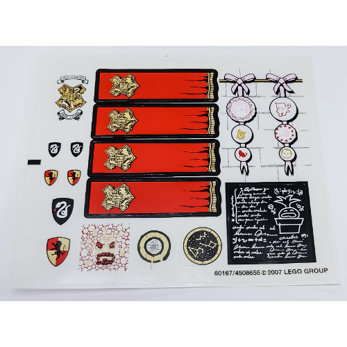 Lego Sticker Sheet for Set 5378-1