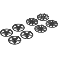 Lego Wheel Covers [Complete Set] / Pearl Titanium
