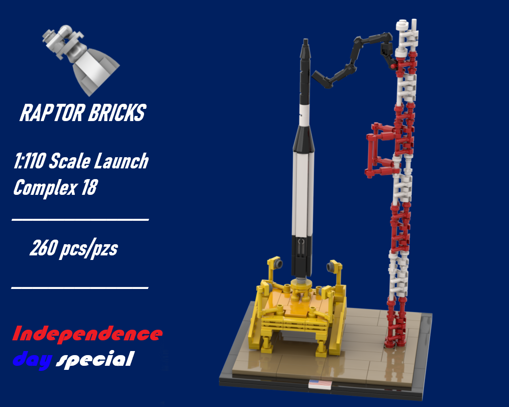 Lego 1:110 Scale Launch Complex 18 (LC-18)