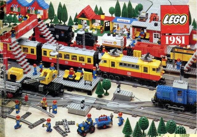 Lego 1981 Medium Train German (93070 D)