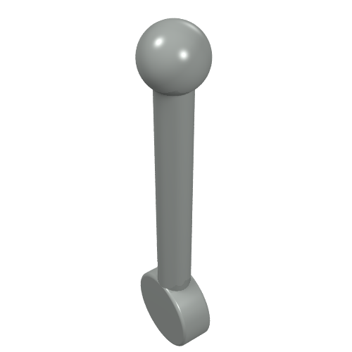 Lego Lever Small / Light Gray