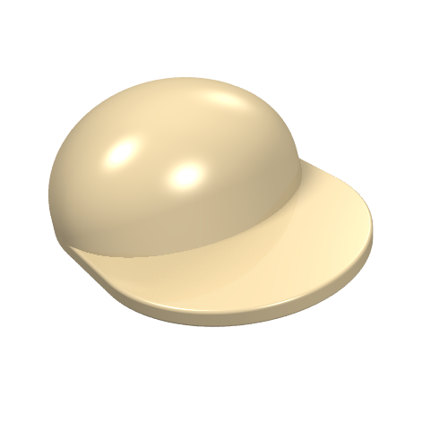 Lego Hat / Cap Long Peak [Plain] / Tan