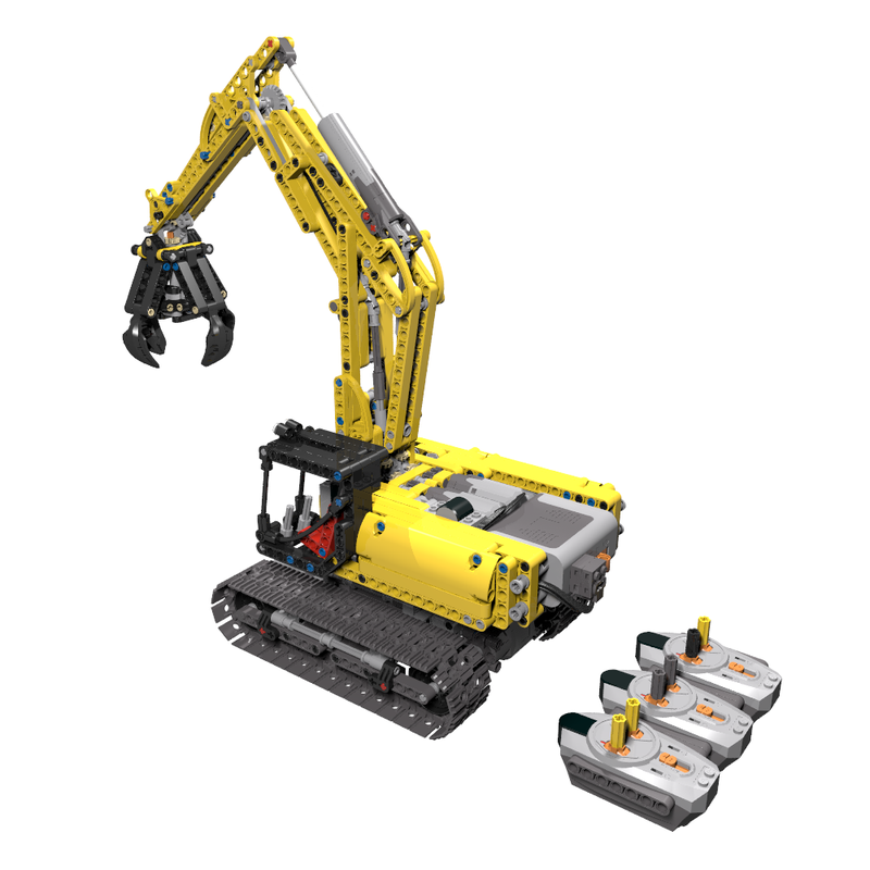 Lego 42006 Excavator full RC