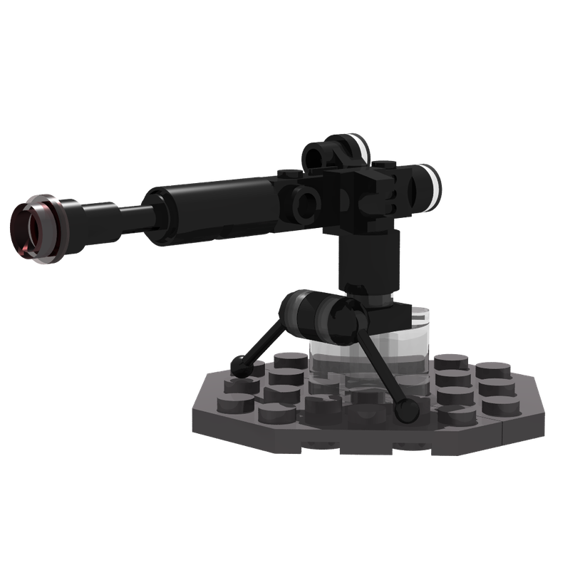 Lego E-Web Repeating Blaster made from Mandalorian Battle Pack parts