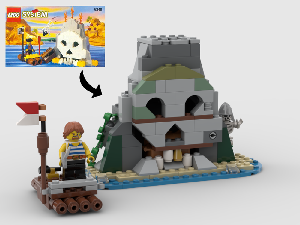 Lego 31120: Volcano Island Remake