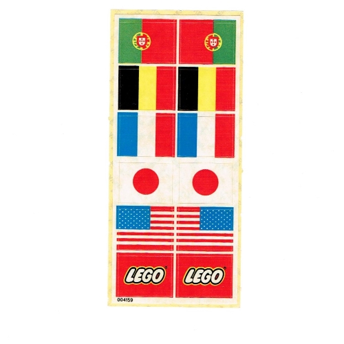 Lego Sticker Sheet 2 for Sets 939-1, 940-1 / [No Color/Any Color]