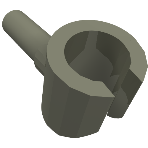 Lego Minifig Hand / Dark Gray