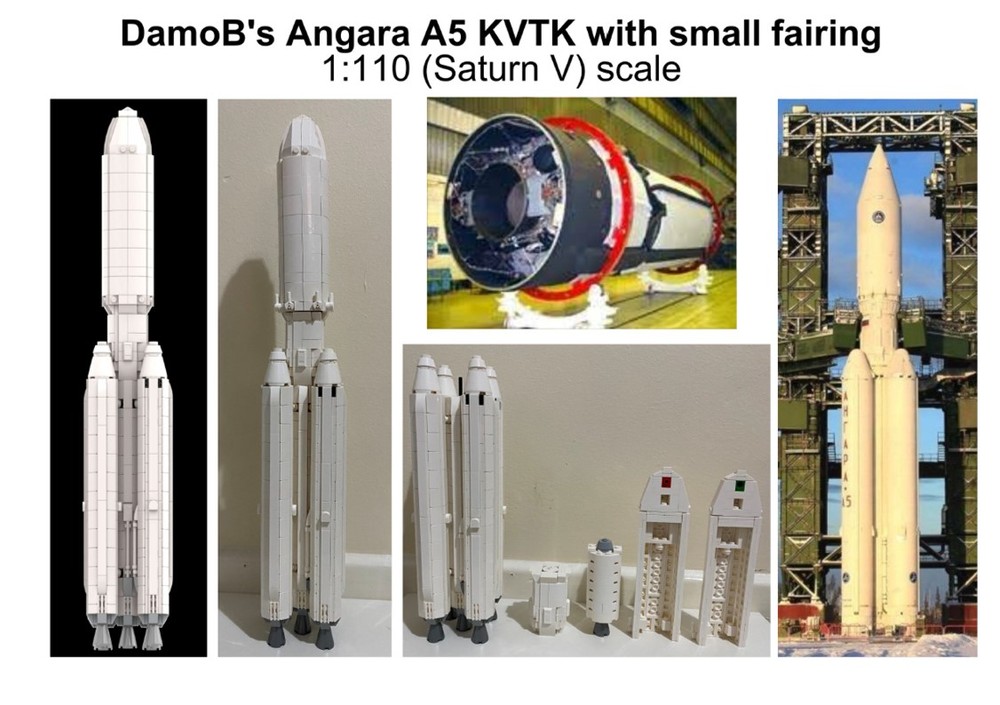 Lego DamoB's Angara A5 KVTK with small fairing