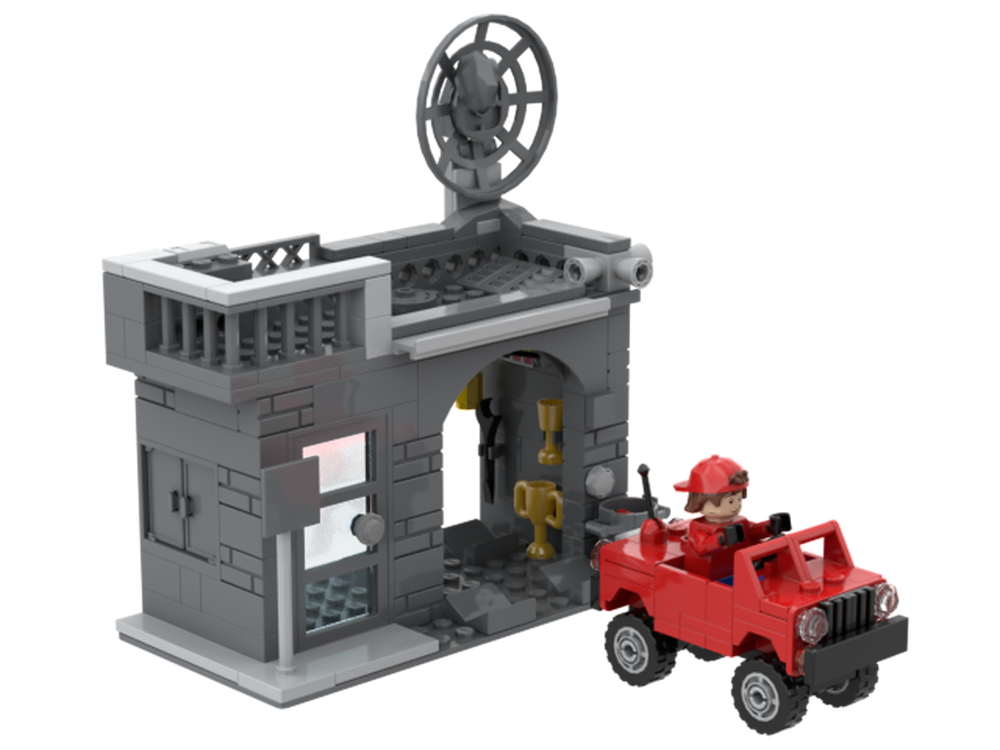 Lego Bill Newton's wacky workshop