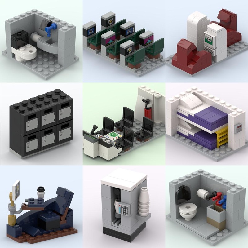 Lego Airplane Interior
