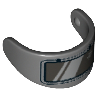 Lego Headwear Accessory Visor For Standard Helmet with Rectangular Window Print