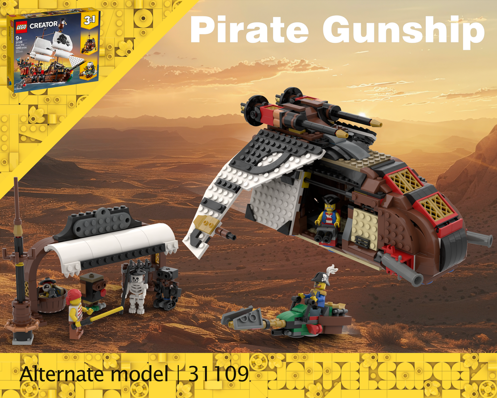 Lego Pirate Gunship