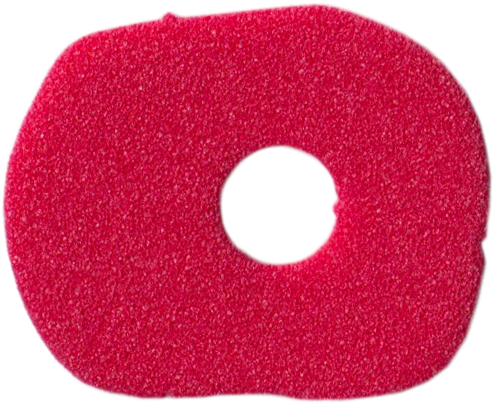 Lego Foam Part for Set 3159 - Scala Meat for Sandwich with Hole, Type 1 / Red