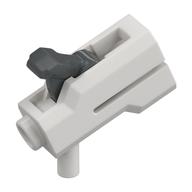 Lego Launcher, Weapon Gun / Blaster / Shooter Square with Trigger [Complete Assembly] / White