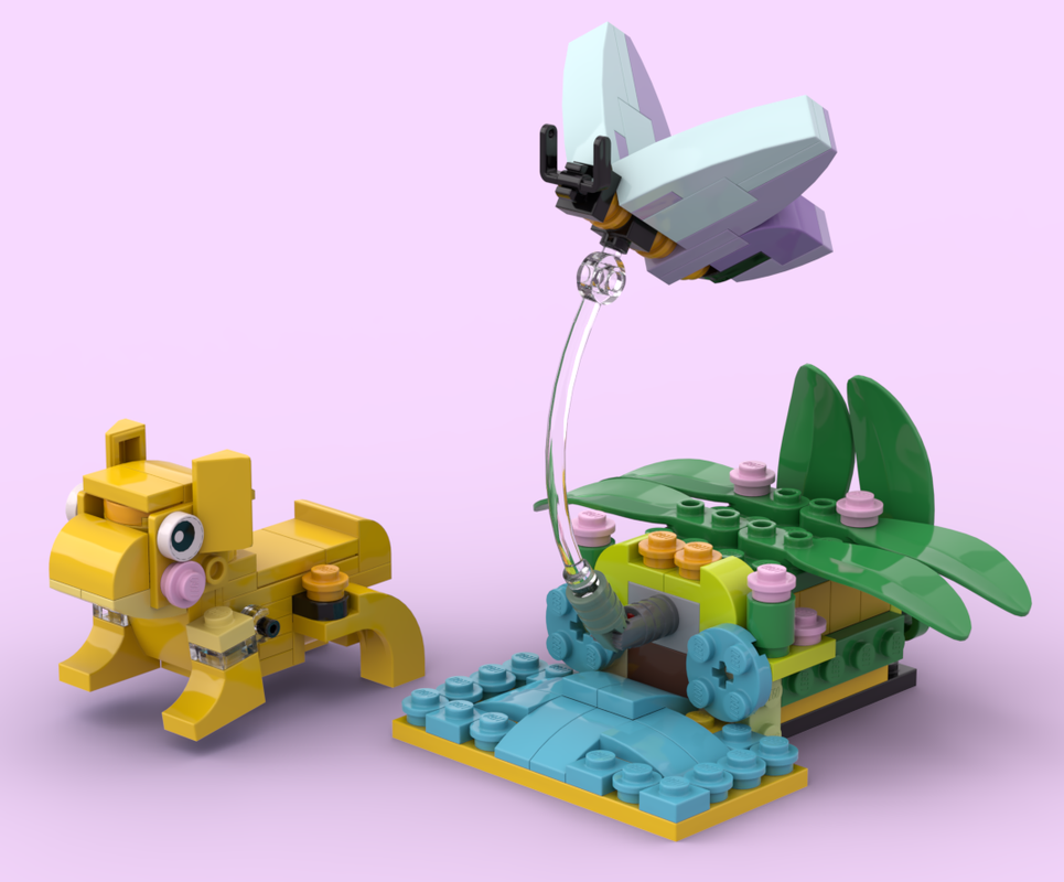 Lego Bunny and Butterfly