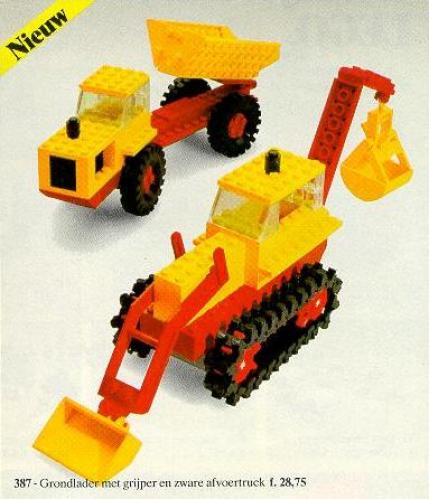 Lego Excavator and Dumper