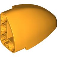 Lego Technic Panel Round Corner 5 x 3 x 2 Left / Bright Light Orange